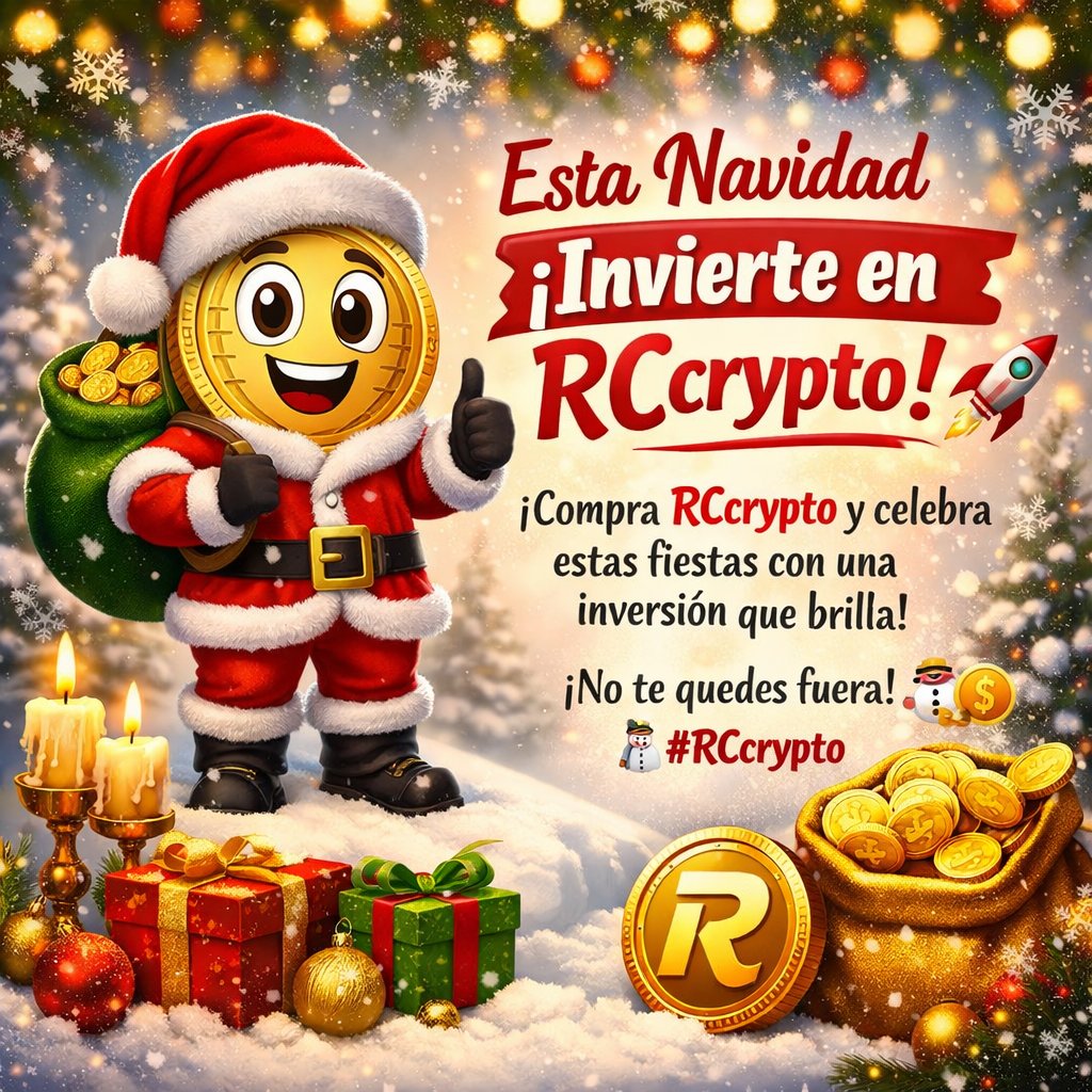oficialRCCrypto's tweet photo. 🎄 This Christmas, invest with purpose 🎄

RCcrypto is more than a memecoin.
It’s a community-driven project built to grow and create impact.
💰 Buy RCcrypto
🚀 Join early
🤝 Be part of the vision

👉 #RCcrypto #CryptoChristmas #Memecoin https://t.co/drQmMcKNJa