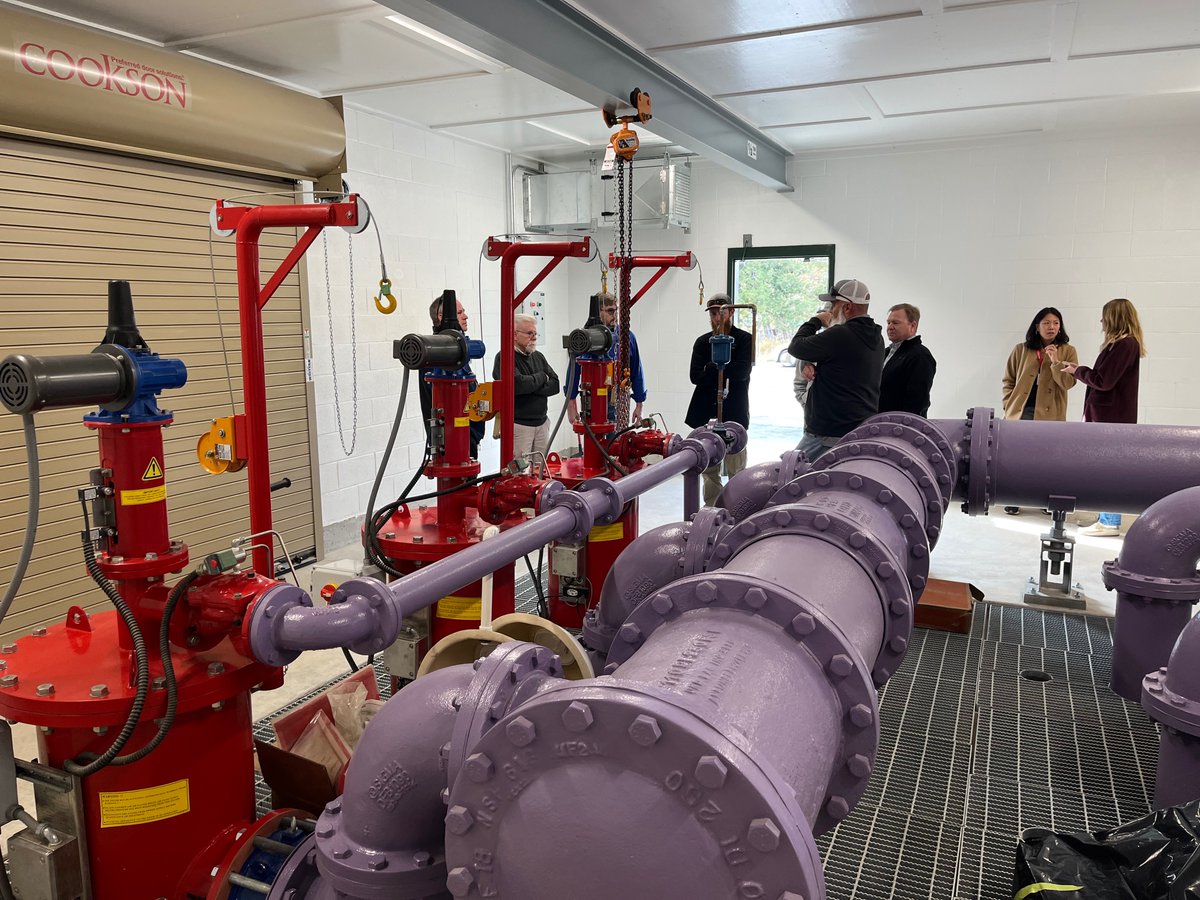 The PI Pump Station on 6000 W opened last month, helping us access more of our water shares and deliver more consistent, reliable PI pressure throughout the city!💧🎉

The project also included a new safe pedestrian crossing over 6000 W along the Murdock Canal Trail.