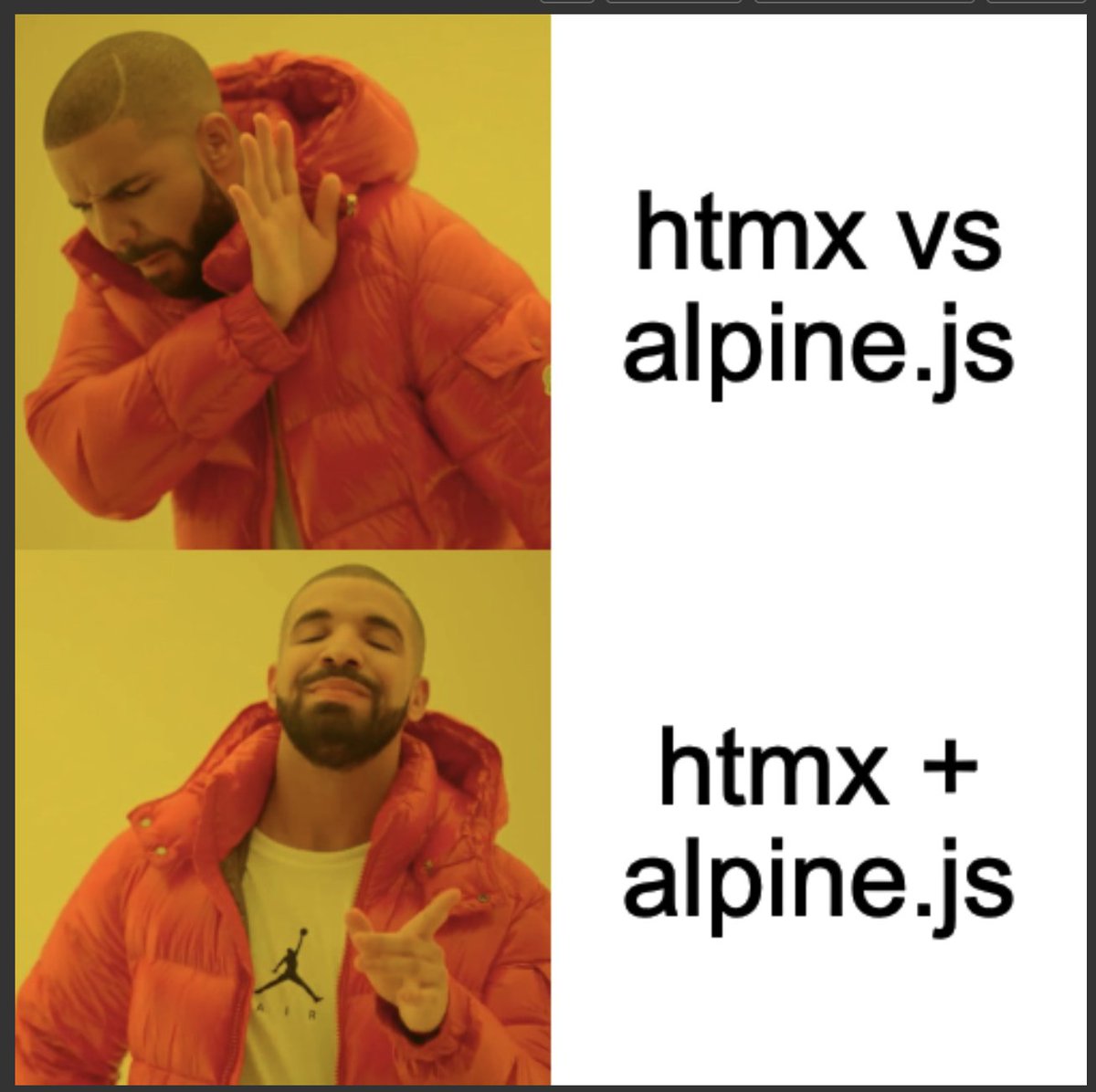 htmx.org / CEO of FlatUI Delenda Est (same thing) tweet media