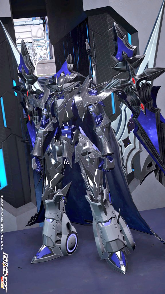 TETUPONNZU556's tweet image. 後ろに武器背負ったらこんな感じ

#PSO2NGS_SS #キャストはいいぞ