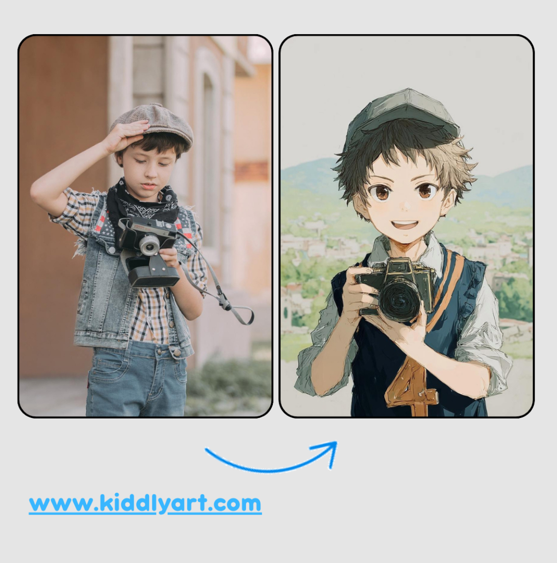 KiddlyArt's tweet photo. Every special moment deserves a frame 🌟Real photo 📷 Magical portrait. Check them out at KiddlyArt. #KiddlyArt #PersonalizedGift #CartoonKids #WhimsicalArt https://t.co/DGZM33lOzL