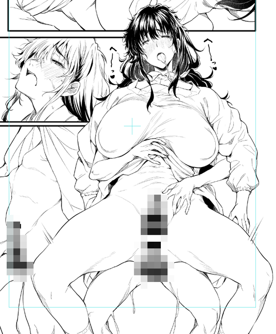 割烹着姿のスケベな田舎のお母さん 