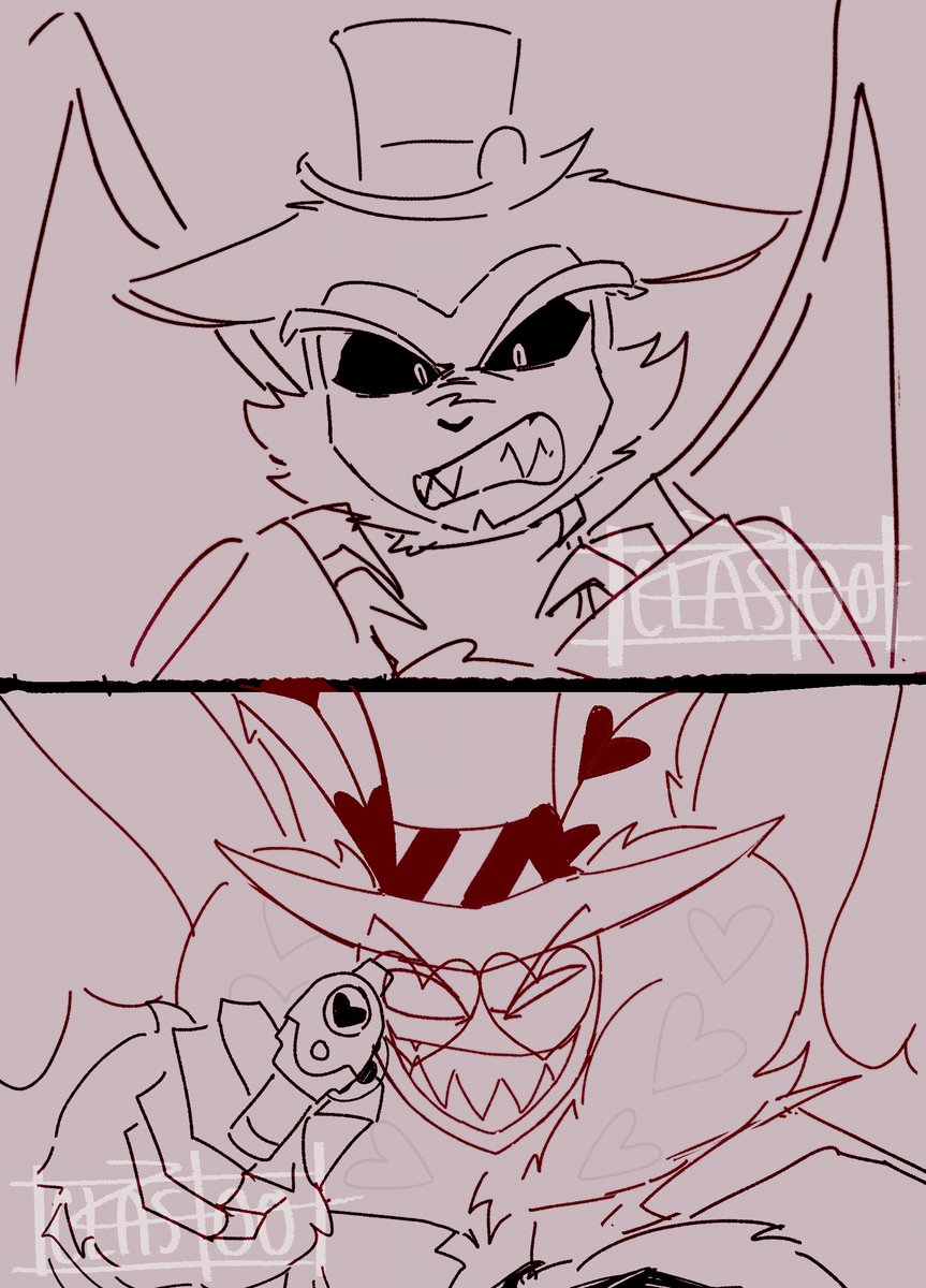 Re-draw of a concept I made a year ago !

#HazbinHotelValentino #HazbinHotelHusk