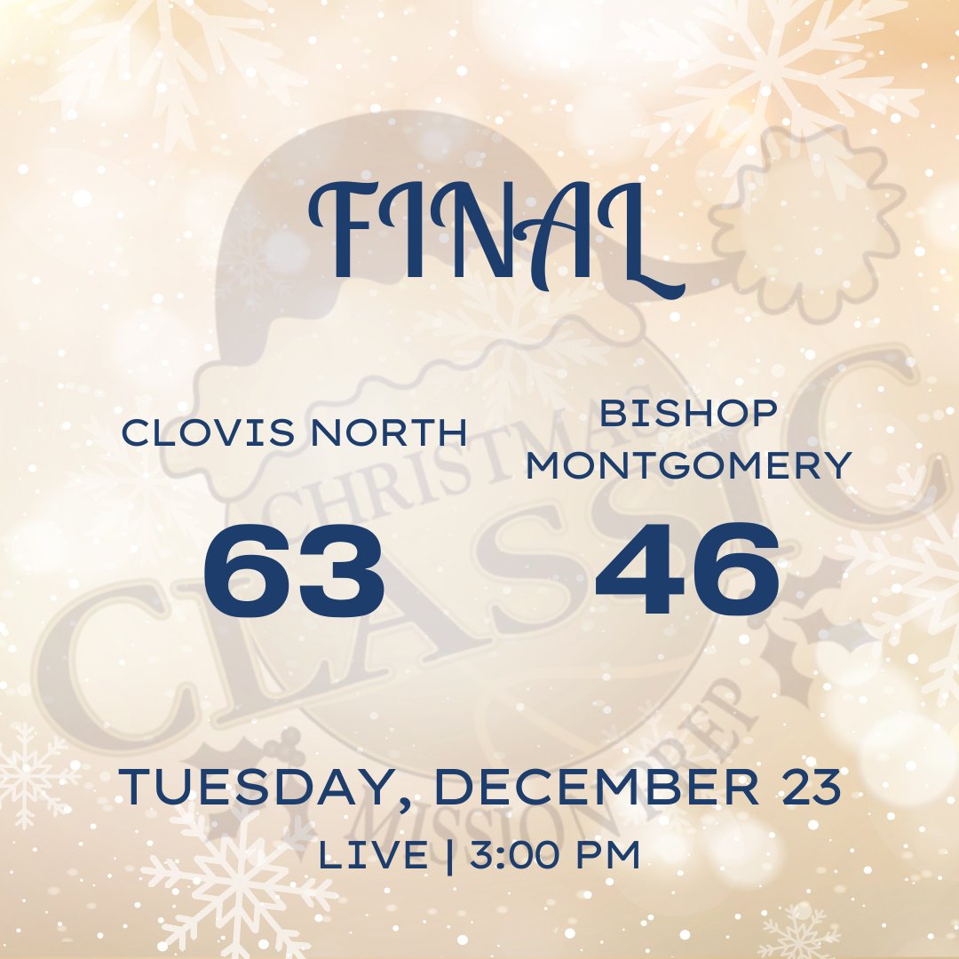 Mission Prep Christmas Classic tweet media