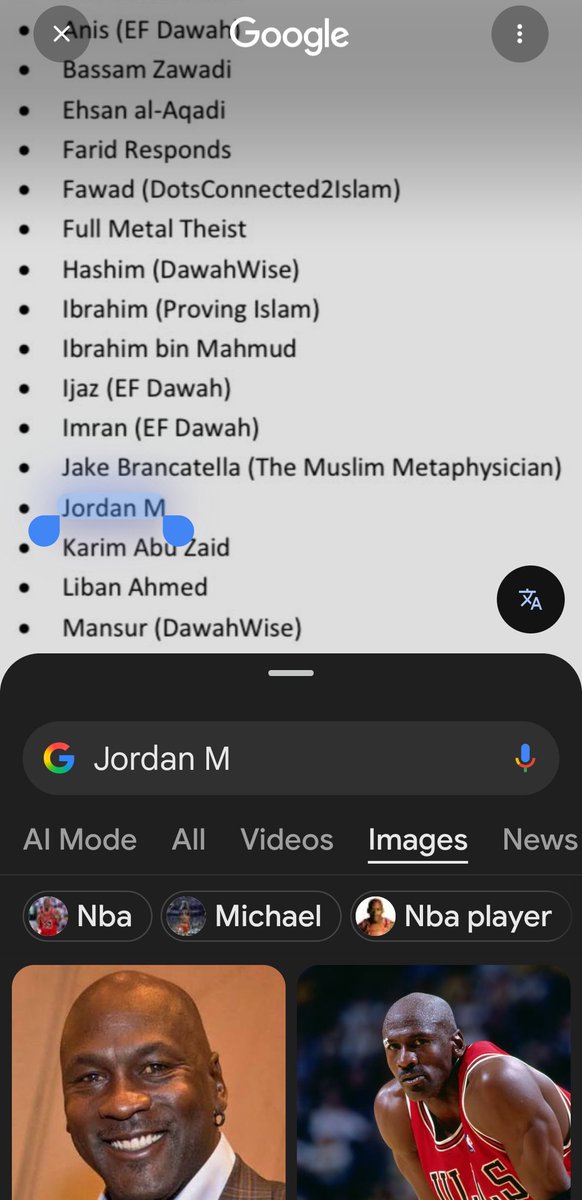 AbdoKashoon3's tweet photo. @MrAdnanRashid Who is Jordan M bruh 😭 https://t.co/SsNRgV1bkw