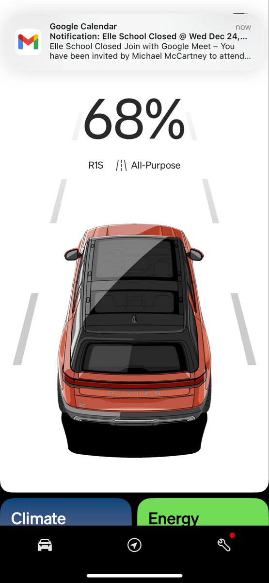 RivianFriend's tweet photo. Having some issues post update with the R1S. Car no longer recognizes or connects to my phone as a key

App is showing wildly inaccurate information about car status and charge state…

Can’t set up Apple Key as it doesn’t recognize I’m in the car!  Car is at 51% parked not 68% https://t.co/xRdwAOOrrj