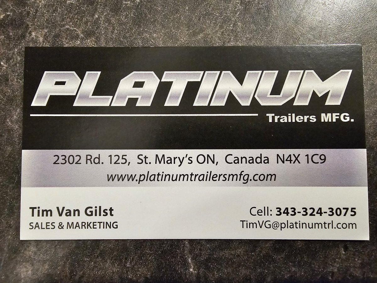 #PlatinumTrailers <a href="/MfgTrailer/">Platinum Trailer Mfg</a> between trucking, fixing, spraying, and miscellaneous projects, I'm doing this, too. Give me a call to see what Platinum Trailer is right for you.
