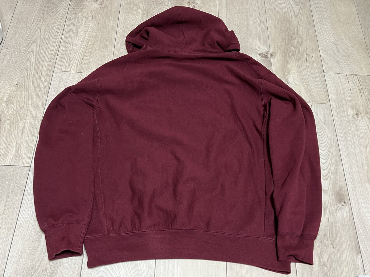 nicks2207's tweet image. モ－ションロゴ Get👍

フリマで買った中古品。写真ではわからなかったがちょっとシミ有り🥲
シミ取って綺麗にして着たおすぞ👍
#motionlogo
#supremesweatshirt