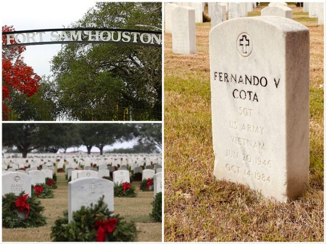 RYboating's tweet photo. Trump Signs Cornyn’s Bill Ordering Remains of Alleged Serial Killer Exhumed from Texas National Cemetery

Finally this will be done! 

SAN ANTONIO, Texas — President Donald Trump signed a bill, authored by Senator John Cornyn (R-TX), into law that directs the U.S. Secretary of Veterans Affairs to exhume and remove the remains of Sergeant Fernando V. Cota, an alleged serial murderer and convicted rapist, from its sacred resting place. Cota, a Vietnam veteran, was interred at Fort Sam Houston National Cemetery in 1984.

Link to article in comments