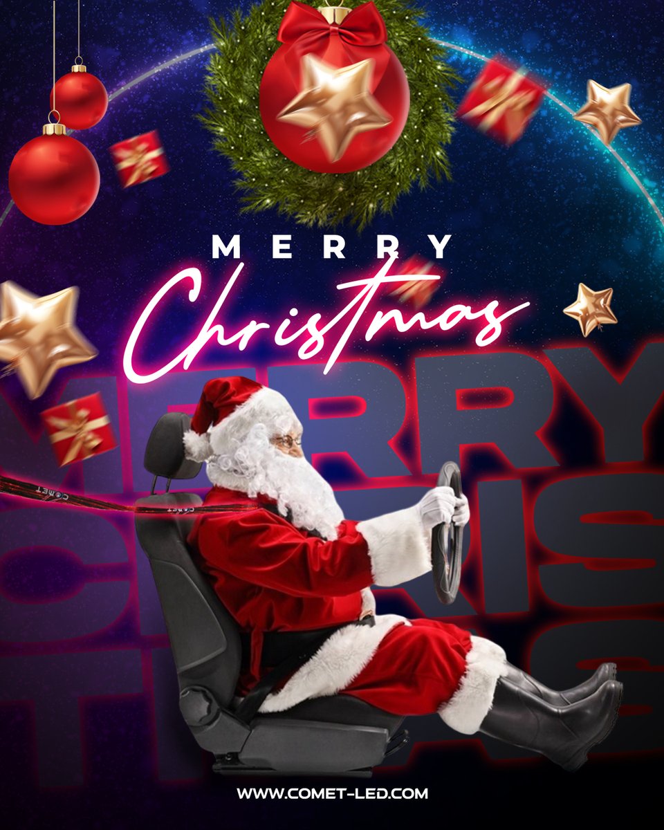CometLEDusa's tweet image. 🎅🚗 Santa never forgets safety even on Christmas night! ✨
Drive into the holidays with COMET’s smart protection lighting that keeps every journey bright, secure, and stress-free. 🎄💡
🎁 This season, give yourself the gift of safer driving.

#MerryChristmas #DriveSafe #COMETLED
