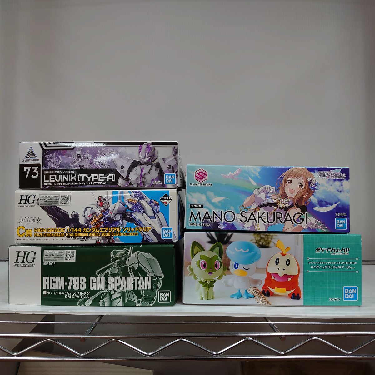 基地長です🫡 プラモデルを買い取りました！ 準備でき次第、販売開始し