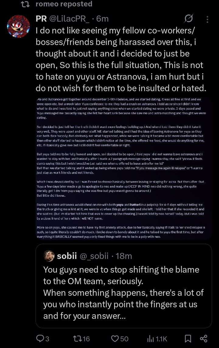 GensisXOMNews1's tweet image. PR Has Sent Out A Image Regarding Some Things On Yuyu And AstraNova, This Is The FULL Situation.