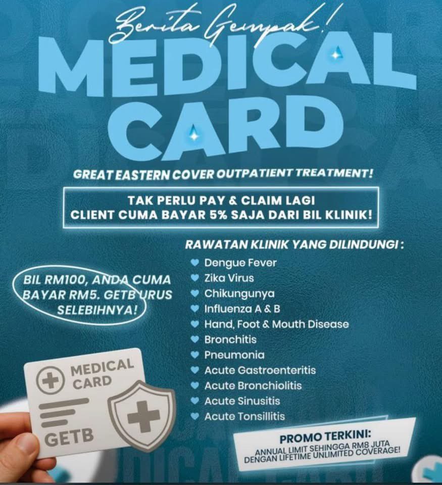cydasyida's tweet photo. Medikal kad dah ada cover klinik la u all !!! 

Berminat ?? DM ME.. https://t.co/9uDuqOZu5q