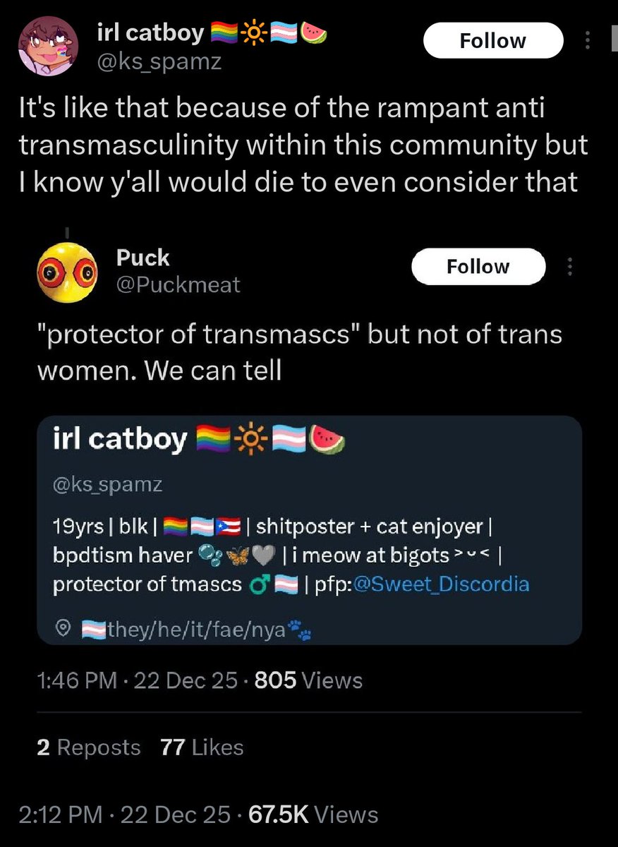 Teases_and_Such's tweet image. These two positions are directly contradictory but they'll never have enough self-reflection to realize it