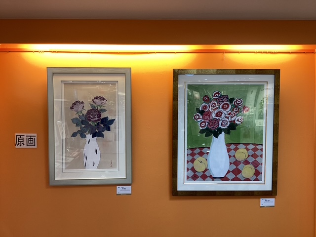 青木乃里子 水墨岩彩画・版画展】 ※期間中、お買上げいただいた額装品