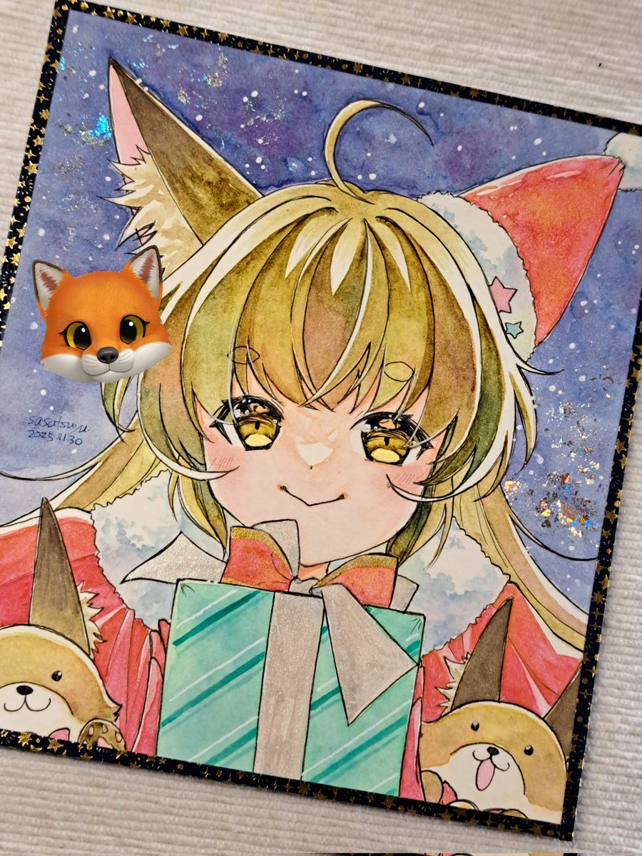 「サンタちゃんたちの出番来ましたね #クリスマスイラスト2025」|ささつゆ🦊5/5【COMITIA144】H28b📚5/6【A40】参加のイラスト