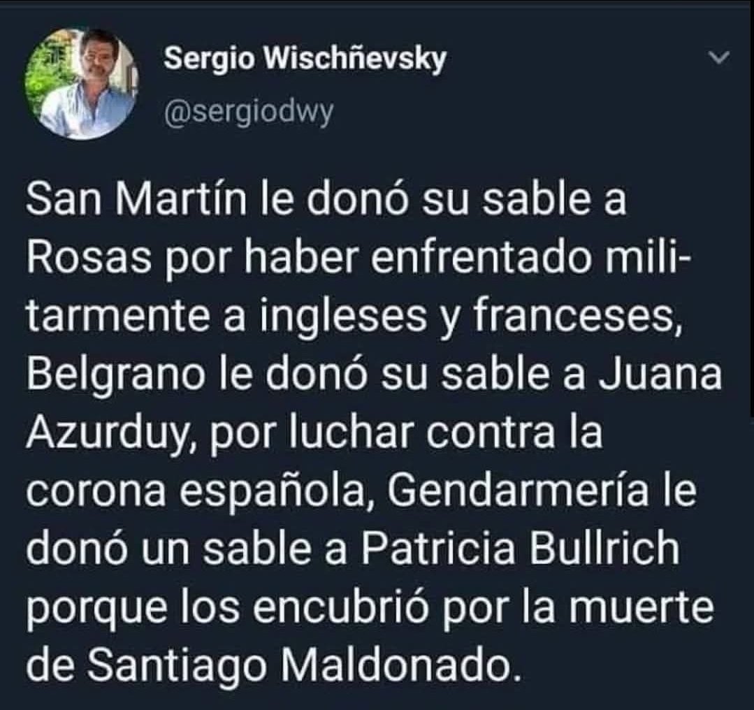 vikingomaldo's tweet image. Ni Olvido Ni Perdón.
#PatriciaBullrichEsResponsable
#JusticiaPorSantiagoMaldonado