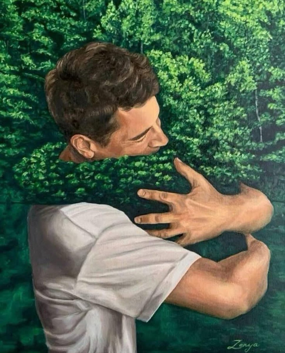 LeContempIateur's tweet photo. Ce tableau artistique de Zanya Dahl vaut mille mots...

Il ne crie pas. Il n’accuse pas. Il se contente de rappeler l’essentiel : ce lien profond, instinctif et vital qui nous unit à la Terre.

Cette planète n’est pas un simple décor.
Elle est notre origine, notre refuge, notre prolongement. Elle donne tout, sans rien attendre en retour.

Et pourtant, c’est souvent lorsqu’elle souffre que nous nous souvenons qu’elle est vivante.

Et si nous réapprenions à l’aimer ?

Doucement. Concrètement.
À la hauteur de ce qu’elle nous offre. 🌍🌿💚