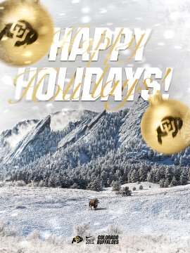 Wishing all Buffs fans a happy holidays 🎄🦬
Maybe the holiday spirit brings a few portal gifts… and a CU men’s basketball championship while we’re at it 👀🏀💛