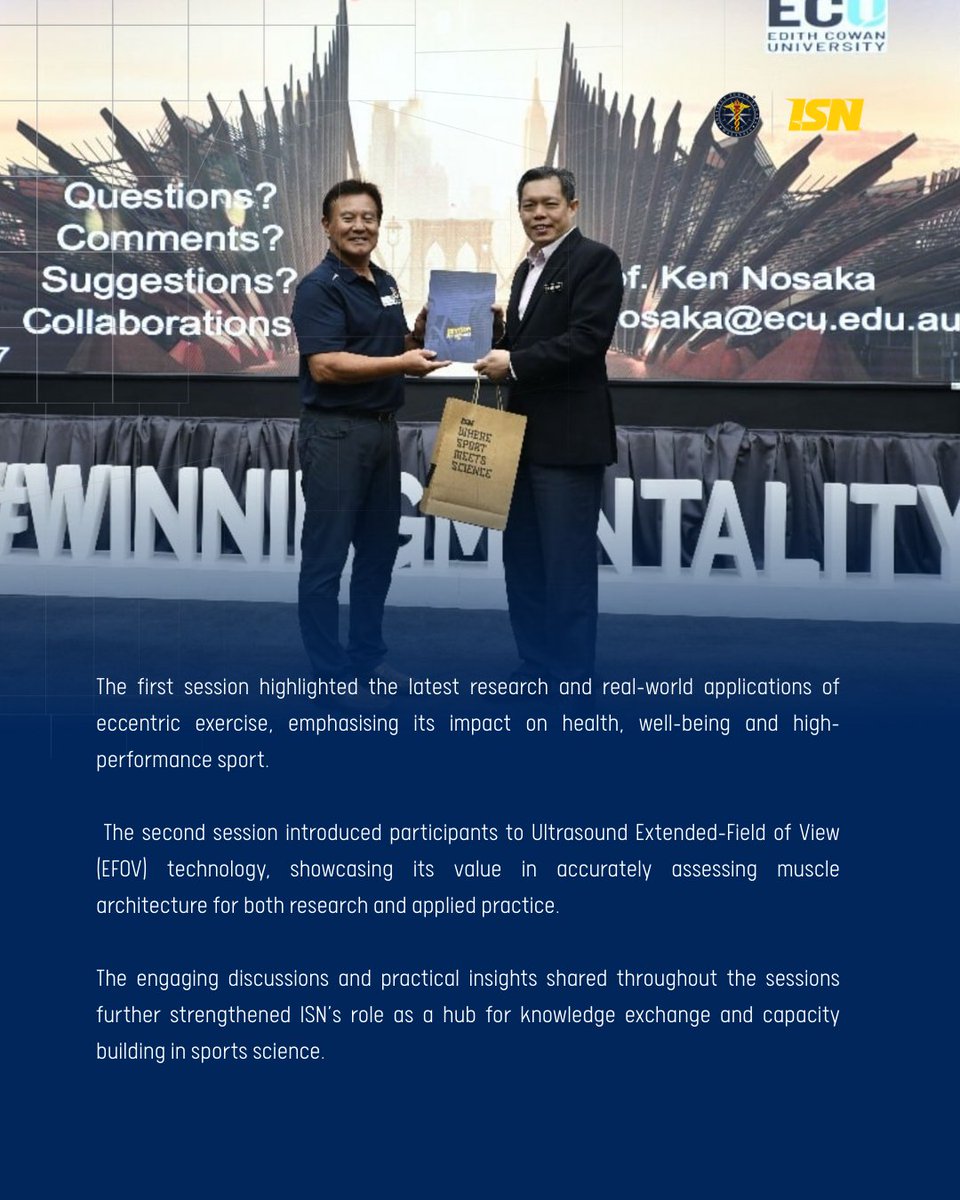 isnmalaysia's tweet photo. The engaging discussions and practical insights shared throughout the sessions further strengthened ISN’s role as a hub for knowledge exchange and capacity building in sports science.   #TeamISN #BeyondPerformance https://t.co/Y5r9H2r7BK