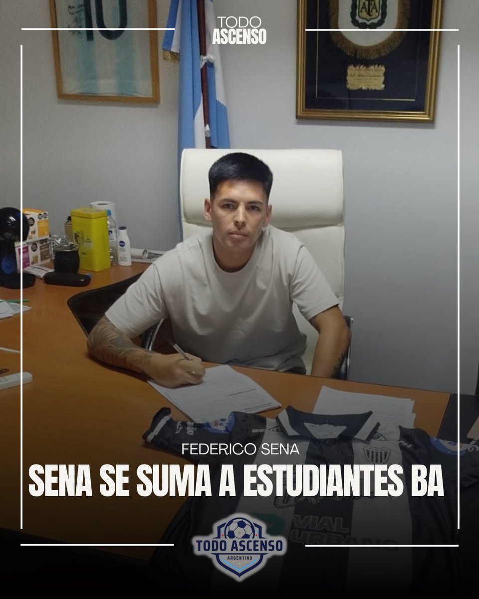 #EstudiantesBA | El mediocampista Federico Sena es nuevo refuerzo. El jugador llega procedente de #SanMiguel.

#PrimeraNacional.