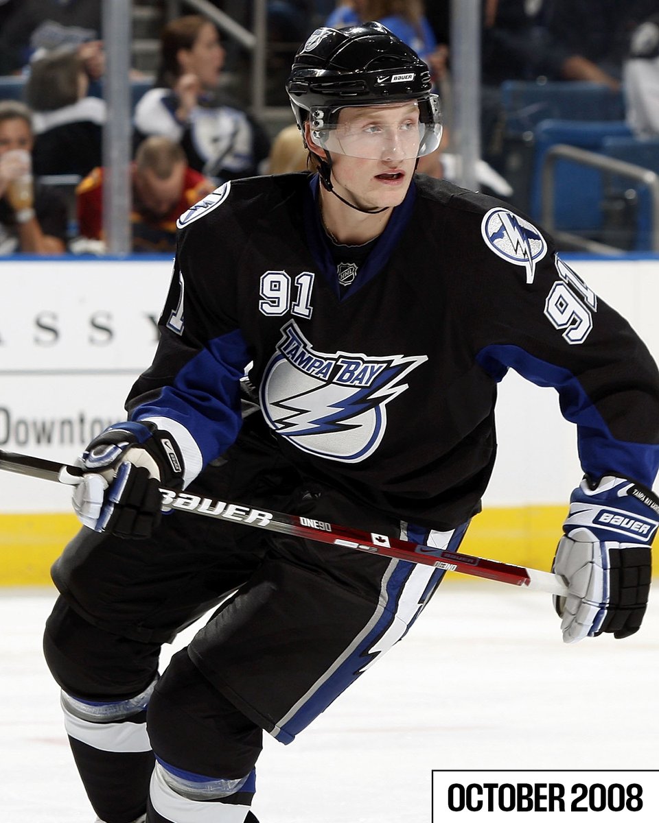 NHL's tweet image. Time sure does fly! 🤩 

Steven Stamkos is lacing up in his 1,200th game tonight!