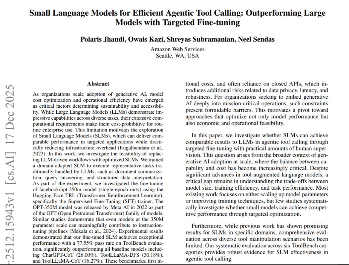 tool-calling paper abstract