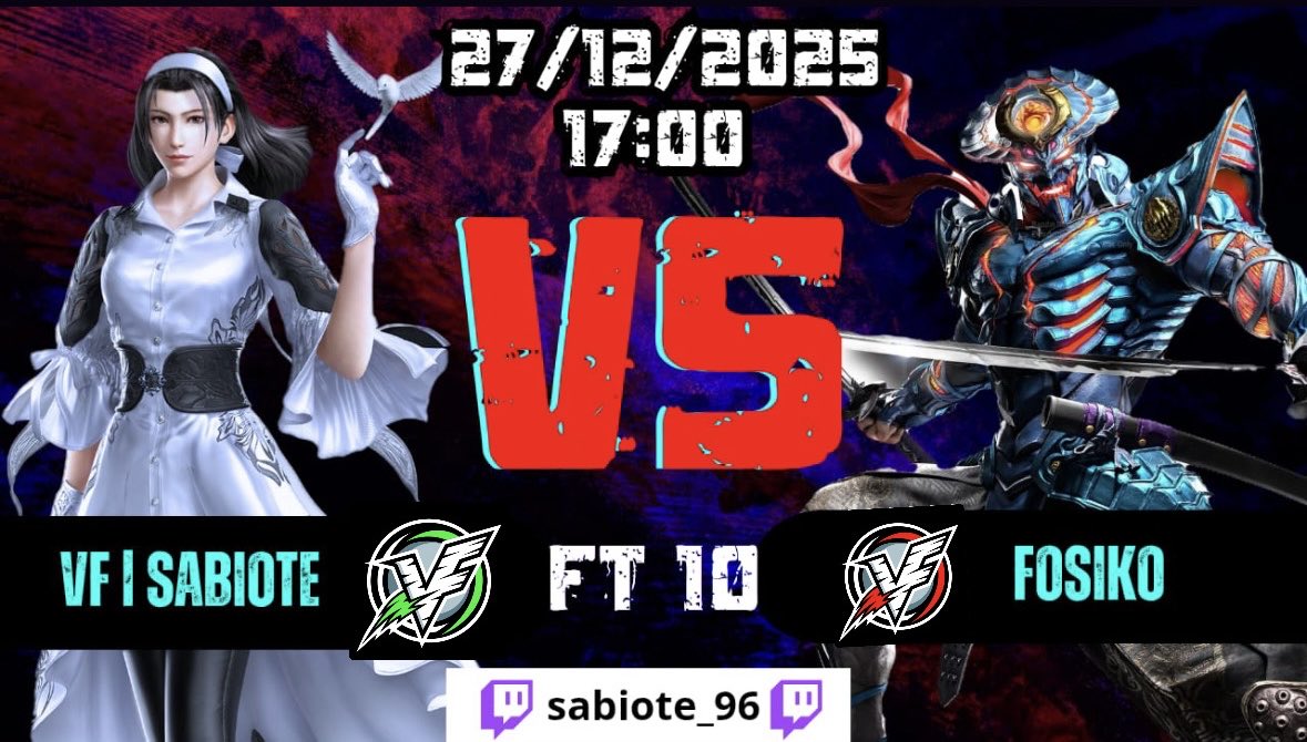 Ft10 vs <a href="/Fosiko_ttv/">Fosiko</a>  <a href="/VFighters_ES/">Virtual Fighters</a>  <a href="/GDPPlanitas/">GDP</a>