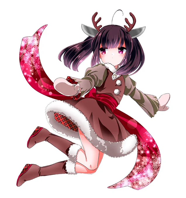 メリクリのトナカイきりたんですよ(〃'▽'〃) #クリスマスイブ
