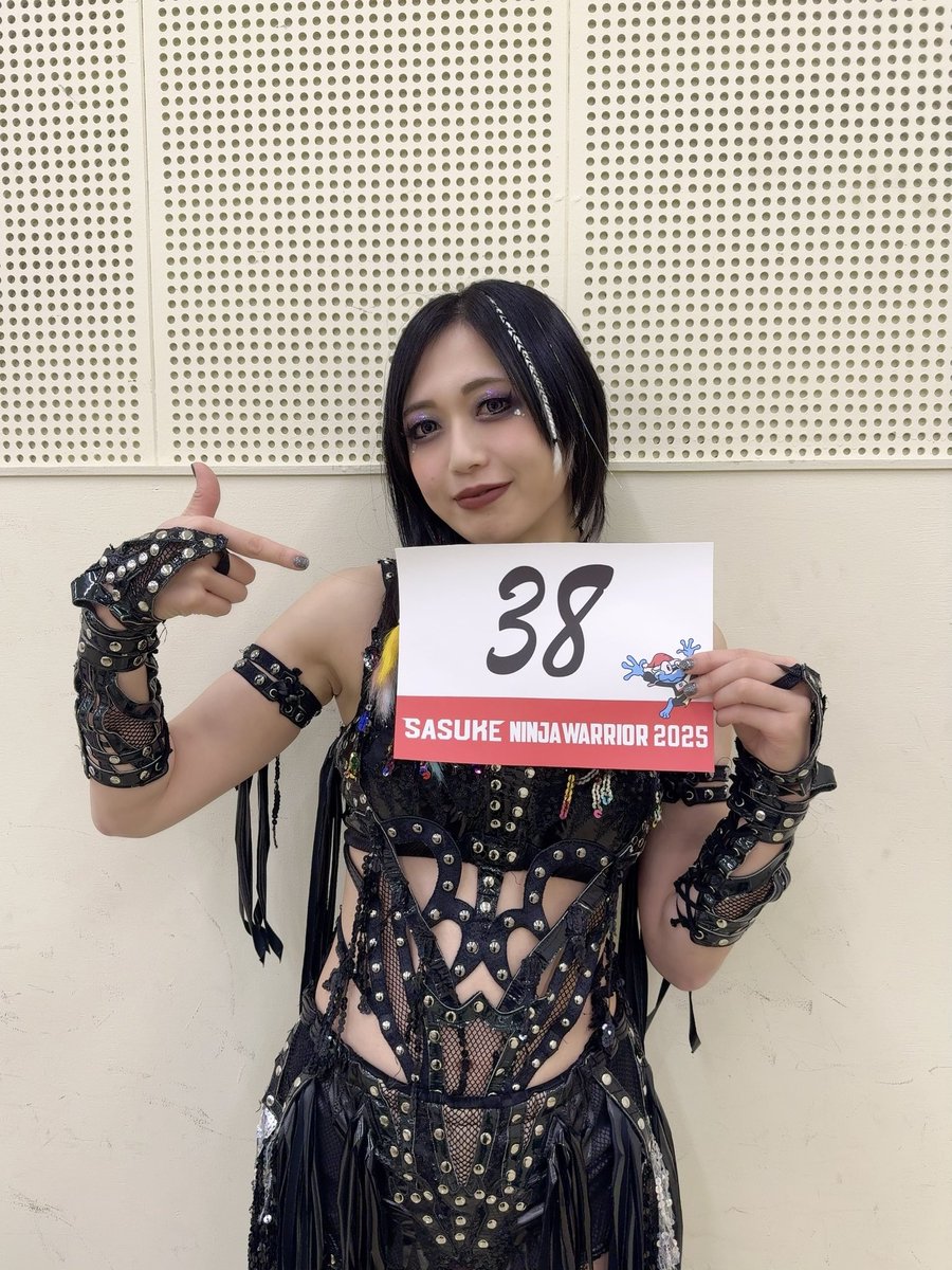 sayatさまおまとめ 沙弥様なので ゼッケン番号38番🖤 #SASUKE2025 #SASUKEすぎる