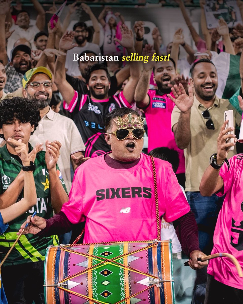 SixersBBL's tweet image. Babaristan tickets are selling fast 😤

The fan zone sold out for our first home game — and due to huge demand, we’ve opened up more seats for the Boxing Day Bash.

Secure yours now before it sells out again 👀

Tickets: bit.ly/4s7Cq5P