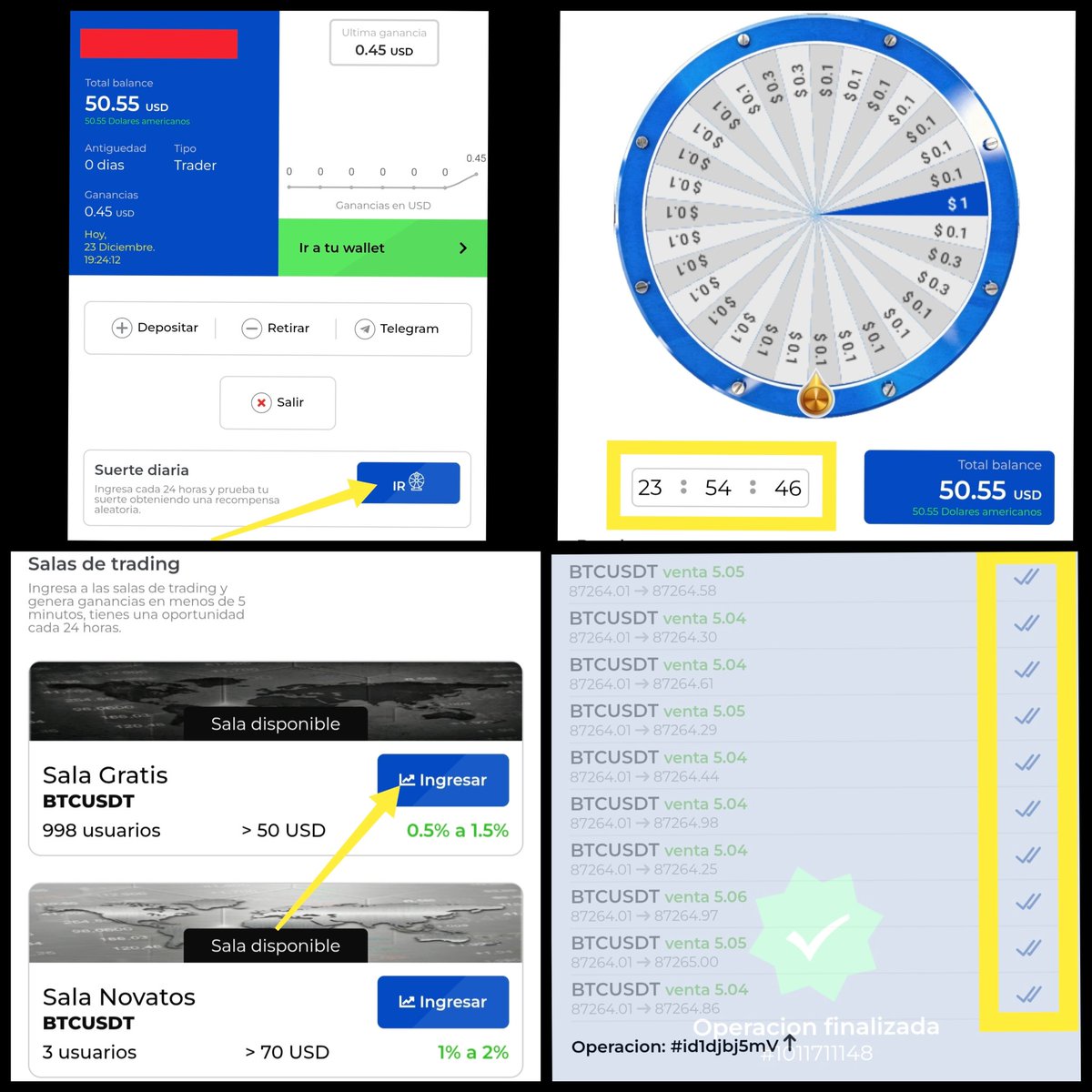 🎰Ruleta diaria: premios desde $0.10 hasta $0.70
💵Retiro mínimo: $10
💳Depósito mínimo: $20
🔓Capital totalmente retirable
orbibrokers.com/?c=133908322

#Colombia #criptomoneda #criptomonedas #usdt #bep20 #bsc #FelizMiércoles #FelizMiercoles 👍🏻👍🏻