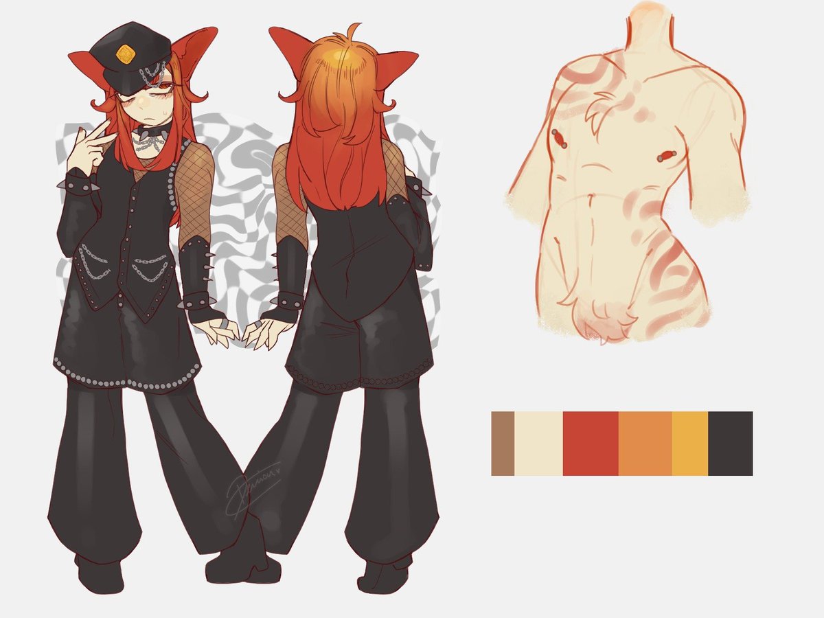 custom comm for <a href="/Varenyess/">𝚅𝚊𝚛𝚎𝚗₊⊹</a> 🧡🧡

#Br0kenColors #Br0kenColorsOC #Commission #commissionart #originalcharacter #originalcharacterart