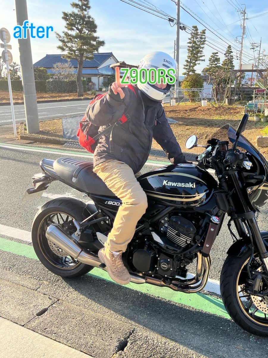 CB乗りの息子がZ乗りになった🏍️ #HONDA #CB750F #KAWASAKi #Z900RS