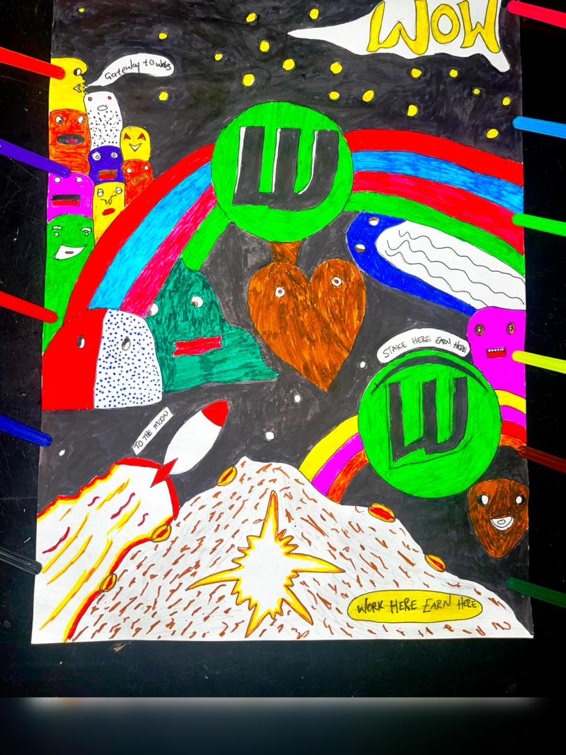 Erfunima's tweet image. After 5 hours I have made $WOW art
Hope you guys love my work and creativity 
EARN IN WOW 
Gateway to web3 
Work here and earn here 
Stake here earn here
@WOWEARNENG
Tag:
@Demaux @KrdgMslm @Only1Gkash