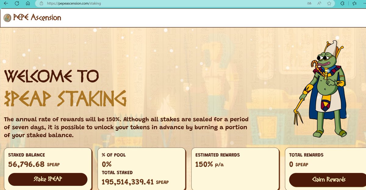 imsujf's tweet photo. @PEAPscension The "Your purchased $PEAP" displayed on your official website always shows 0, but in reality, there is a balance in Staking. What's going on??? https://t.co/8czi0LZpMM