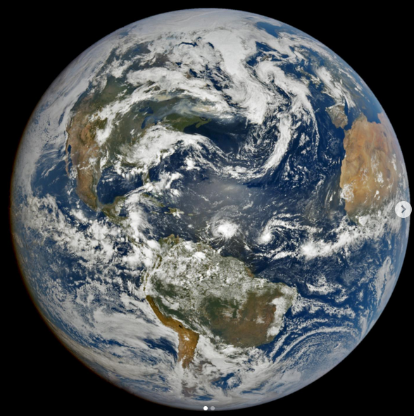 The Earth is just one, no lines, no barriers.

All the barriers and frontiers are imagined and made up.