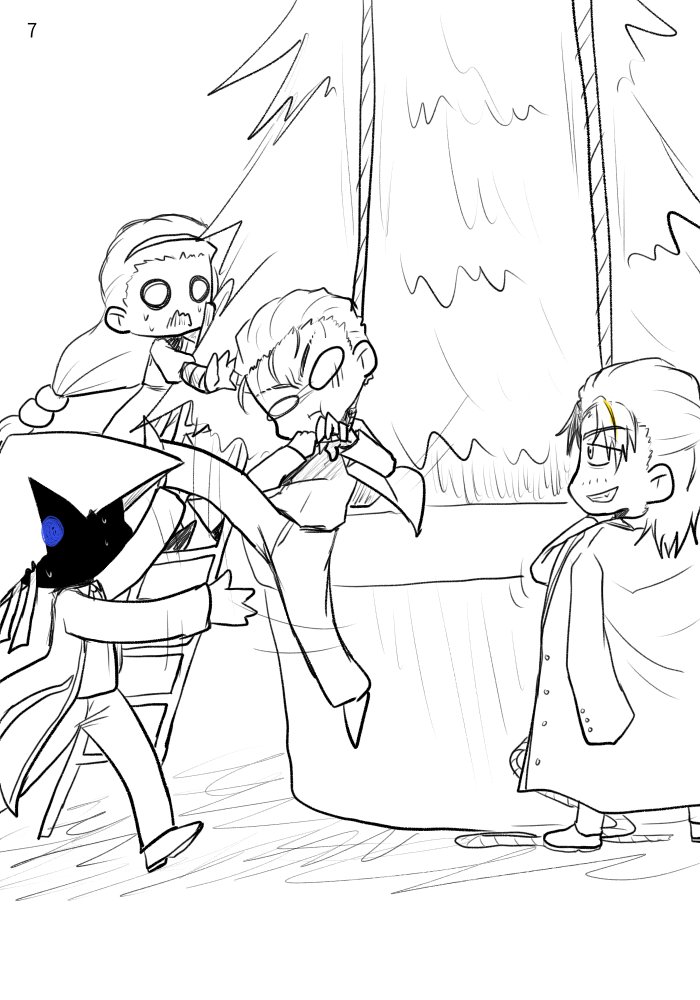 오늘의 일하기 싫어 쥰 그림
크리스마스 이브에 이상한 거 그리기
#lcbJun