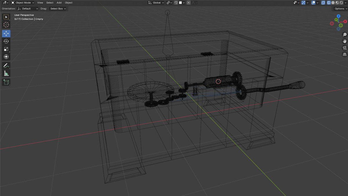 SocksStudio3D's tweet photo. !Music box wireframe! 

I need to work on texturing and possibly more modeling, but then its finished.
#thesorrowsofcreation #indiegame #indiedev #unity #gamedevelopment #gamedev #FNAF https://t.co/5dbgum2ehG