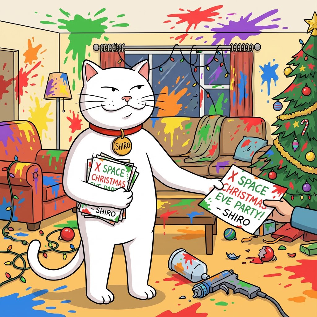 shiro's tweet photo. 🎄 SHIRO Christmas Eve VC—You’re Invited! 🎄
Grab your cocoa (or your favorite hopium) and join us Christmas Eve for a cozy SHIRO Telegram Voice Chat. 🎶✨

We’re wrapping the year with laughs, updates, and a HOLIDAY RAFFLE you don’t want to miss 👀👇

 🎁 RAFFLE DETAILS

$1,500 total in $SHIRO tokens up for grabs

Eligible if you participated in the Twitter December Advent Calendar Activities

Winners will be drawn LIVE during the VC (festive suspense included). 🎅

🎙️What to Expect

Holiday vibes & community shoutouts

Advent Calendar recap

Live raffle draw

A little alpha, a lot of cheer

 🕯️When: Christmas Eve 2:00PM EST
 📍Where: SHIRO Telegram VC
 🎟️Who: Our amazing Advent Calendar participants

Bring your holiday spirit and maybe a lucky charm—Santa Shiro might be watching. 🎶🎄

See you in VC!