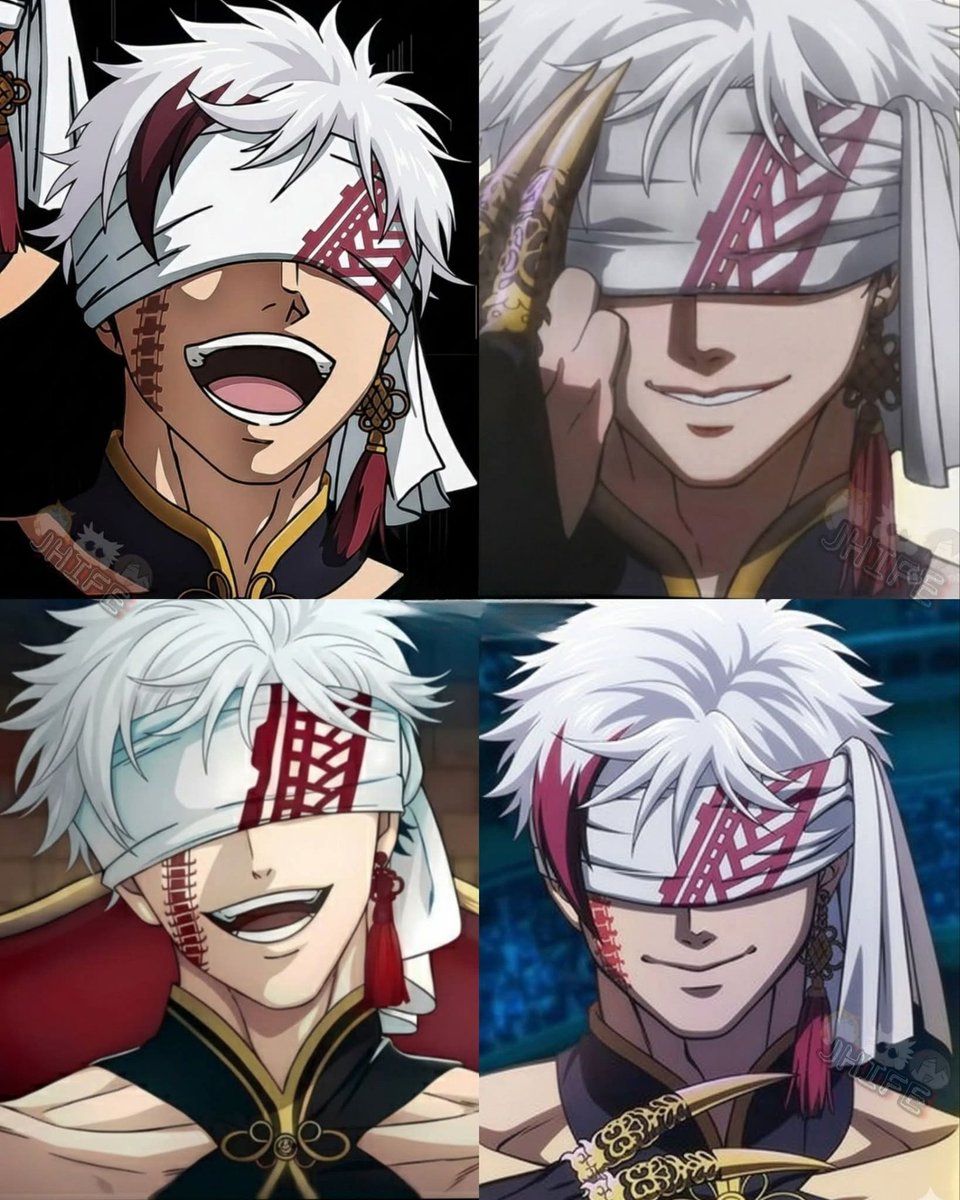 AnimexTwts's tweet image. Qin Shi Huang with white hair