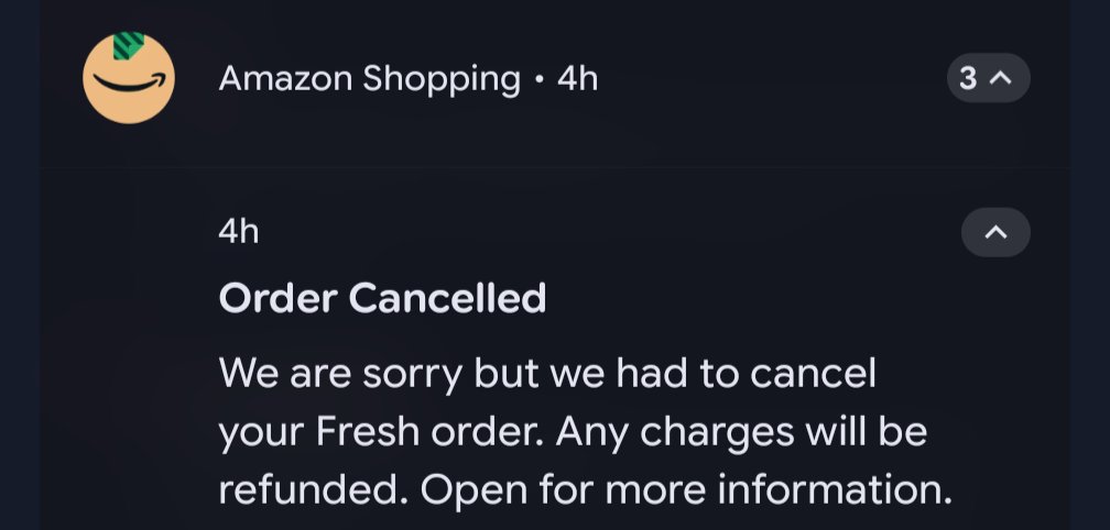 aortenzi's tweet photo. "Oops, sorry, refund coming" after it was supposed to have been delivered? Not OK, @amazon. https://t.co/Rwn4u1Vsv3