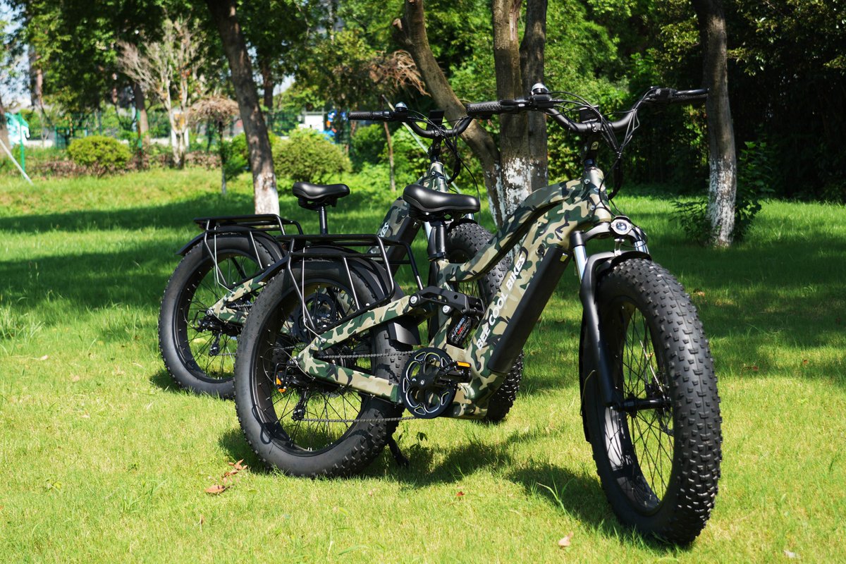 BeecoolBikes's tweet image. 😎Strength You Can Feel
👍Bee Defender eBikes combine ultra-strong aluminum frames, front &amp;amp; rear suspension for exceptional comfort, with powerful motors &amp;amp; long-lasting range.
beecoolbikes.com/collections/eb…
#BeeDefender #ToughEbike #FullSuspensionEbike #AluminumFrame #LongRangeRide