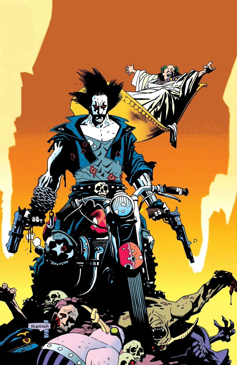 IntoWeird's tweet image. Lobo by Mike Mignola #ComicArt