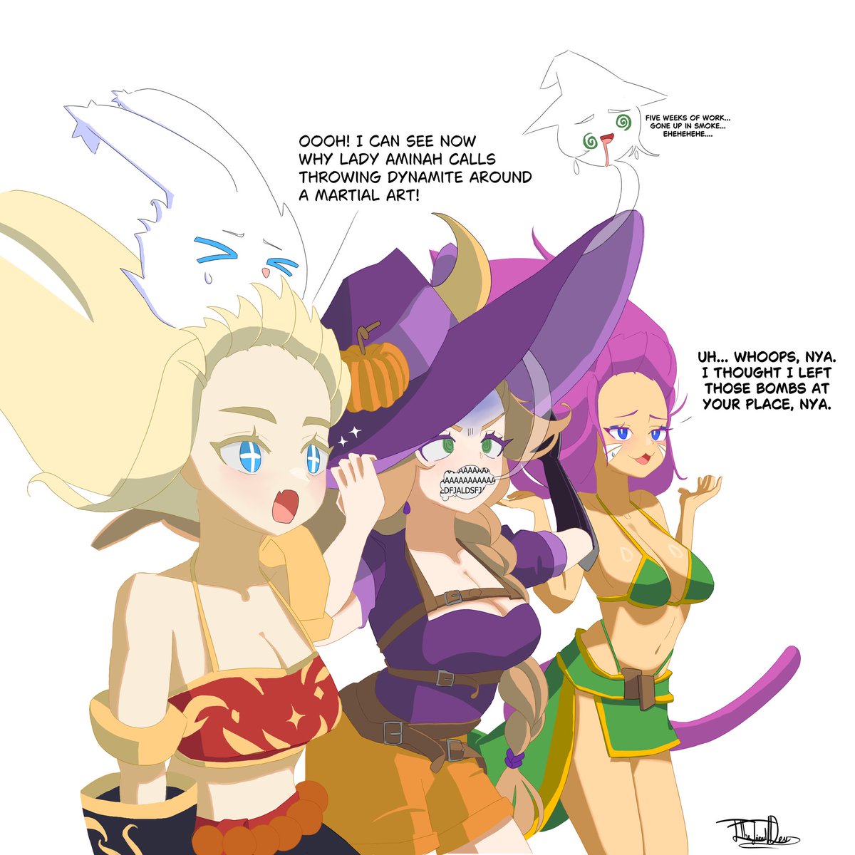 Don’t let your alchemist bring the wrong bombs to the quest.

#rkgk #originalcharacters