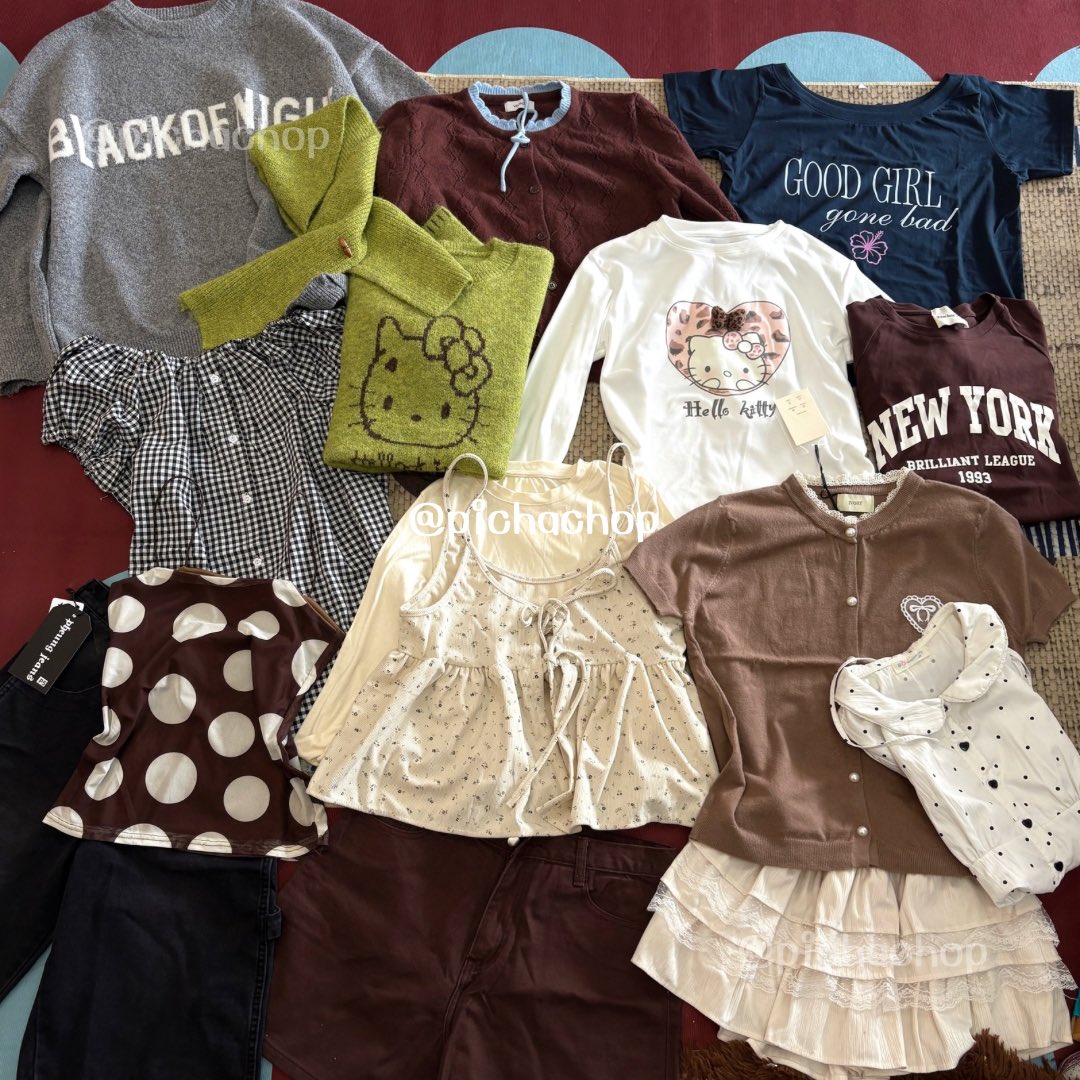 pichachop's tweet image. ✿ ˚◞ งานใหม่มาแล้วค้าบ ꒱ 🧈 เยอะกว่าในรูปมากเหมือนๆเดิมค้าบ 🌴 🌺 spring &amp;amp; winterr ootd 🐇

 ✿ ลงวันพฤหัสบดี 16:30 น. ลงงาน 2 วันน้า

(📦 ค่าส่ง 1-4 ตัว 45 | 5-9 ตัว 60 | 10up 80  : (ผ้าหนัก+10) )

#เสื้อผ้ามือสองสภาพดี #ส่งต่อเสื้อผ้ามือสอง #ส่งต่อเสื้อผ้า #โล๊ะตู้เสื้อผ้า…