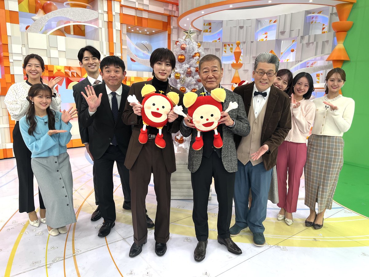 かしゅう⭐︎⭐︎めざましテレビ めざましくん Snow Man x めざましテレビ