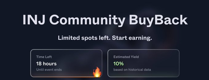 Доходы Injective от блокчейна используются для прямого выкупа и сжигания INJ навсегда.

Пользователи, включенные в белый список, могут одновременно зарабатывать на выручке.

Первый в своем роде механизм сжигания и заработка в действии.