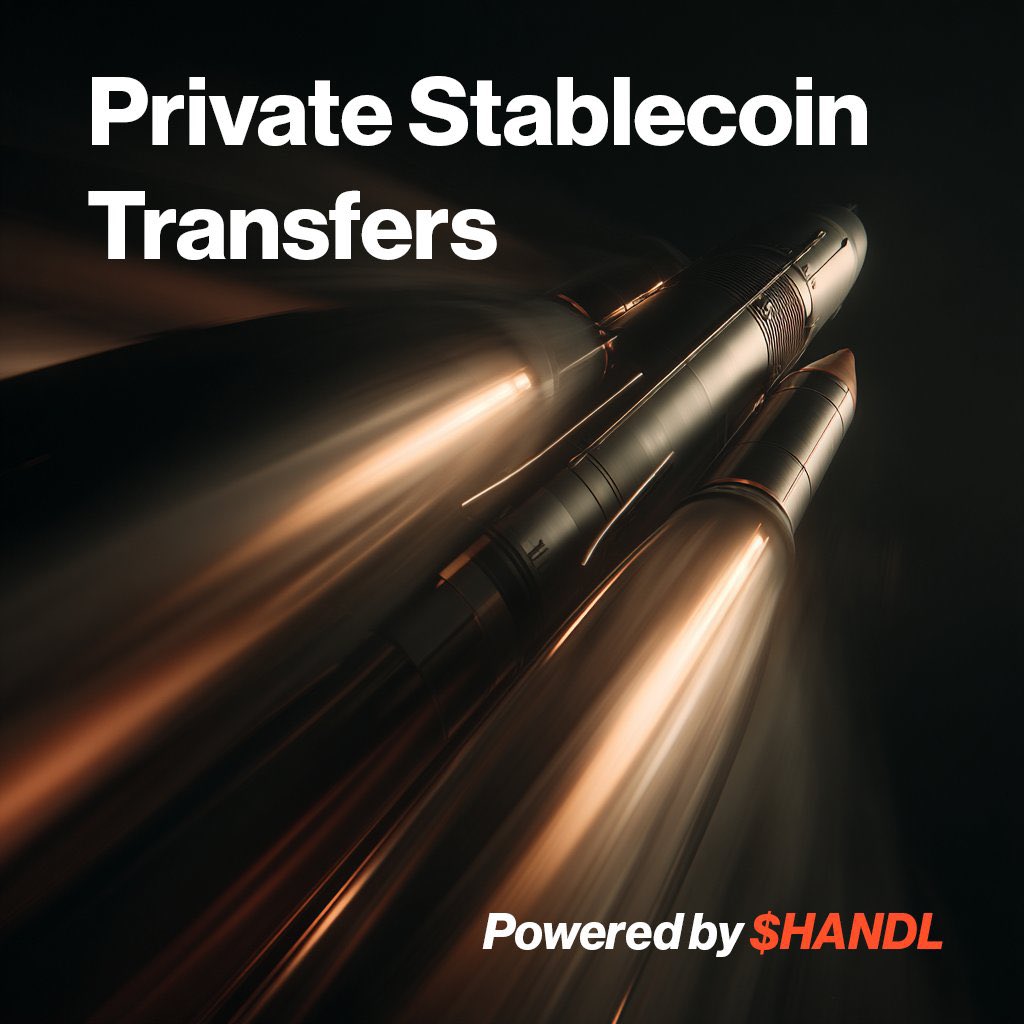 ARTiC_Offic's tweet photo. HANDL no dey make noise, but the tech dey speak ๐ค๐
Private stablecoin transfers moving like missiles.
This one go shake markets fr.
#HANDL #CantonNetwork
@HandlPay https://t.co/wSbriw6lZM