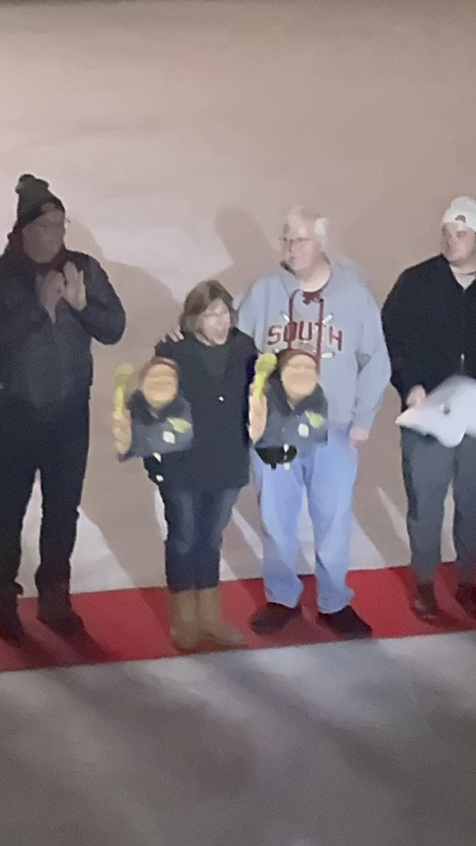 LSHS_Cougars's tweet image. Congratulations to Lakeville South’s own Jim Carlson who was celebrated  by the girls hockey program tonight for his 40th year announcing Lakeville sports and activities. #goldenvoice #legend